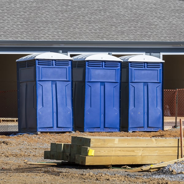 how often are the porta potties cleaned and serviced during a rental period in Bodcaw